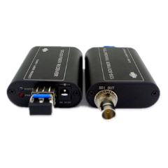 TFS 12G-SDI  4K Video Converter Transmitter / Receiver Pair