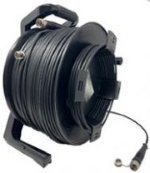 300 Meter 8 Fiber TFS DuraTAC® Stainless Steel Armored Tactical Fiber Cable terminated with MPO Magnum Connectors - Single Mode - with Reel