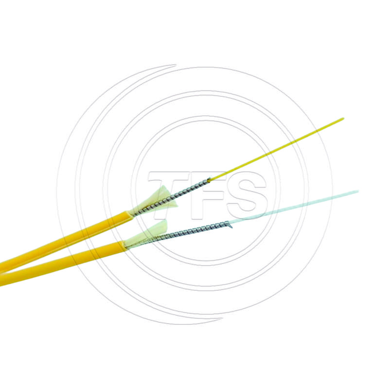 TFS DuraTAC® Amphenol® LC Field Square-Flange Chassis Receptacle with LC Duplex Patch Cable - Image 2